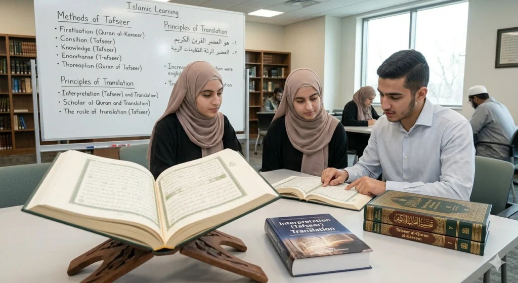 Online Tafseer Course Learn Quran Tafseer Online Quran Translation and Interpretation Course Online Quran Explanation Classes Quran Commentary Course Online